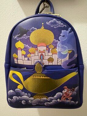 NWT Loungefly Disney Aladdin Princess Jasmine Castle Mini Backpack